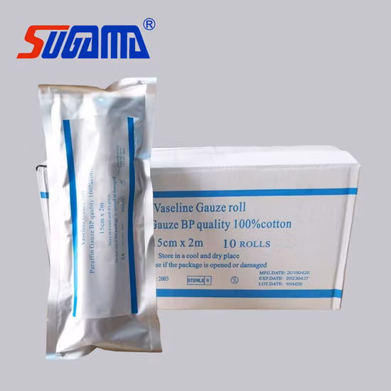 Preço de rolo de gaze de algodão absorvente médica de alta qualidade com raio X